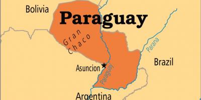 Нийслэл Парагвай газрын зураг