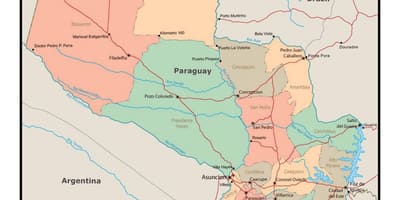 Зураг Парагвай нь хотууд